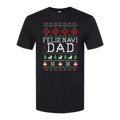 Feliz Navi Dad Ugly Christmas Softstyle CVC T-Shirt