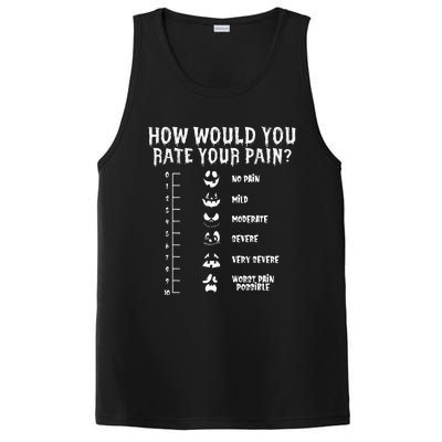 Funny Nurse Doctor Halloween How Would You Rate Your Pain PosiCharge Competitor Tank