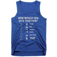 Funny Nurse Doctor Halloween How Would You Rate Your Pain Tank Top