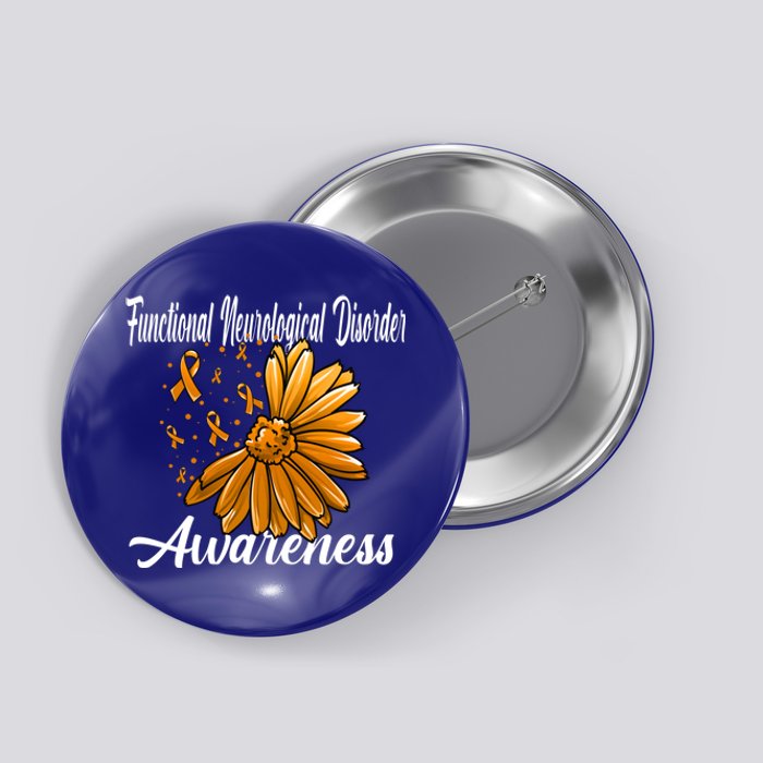 Functional Neurological Disorder Awareness Fnd Related Orang Gift Button