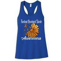 Functional Neurological Disorder Awareness Fnd Related Orang Gift Women's Racerback Tank