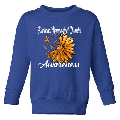 Functional Neurological Disorder Awareness Fnd Related Orang Gift Toddler Sweatshirt