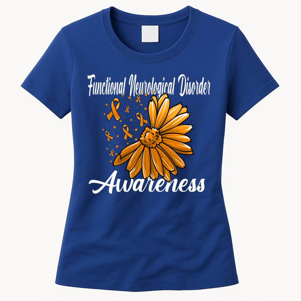 Functional Neurological Disorder Awareness Fnd Related Orang Gift Womens T-Shirt
