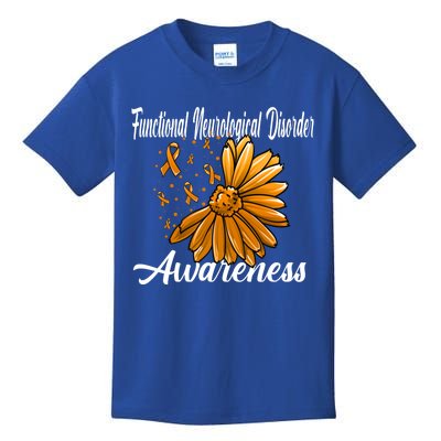 Functional Neurological Disorder Awareness Fnd Related Orang Gift Kids T-Shirt