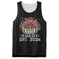 Funny New Dad I Dont Shoot Blanks Est. 2024 Mesh Reversible Basketball Jersey Tank