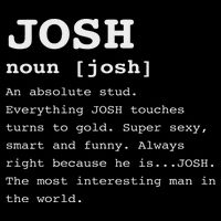 Funny Name Definition Josh For Joshua Button