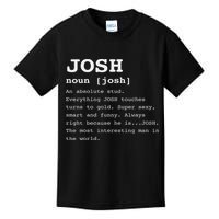 Funny Name Definition Josh For Joshua Kids T-Shirt
