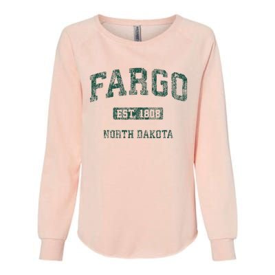 Fargo North Dakota Nd Womens California Wash Sweatshirt