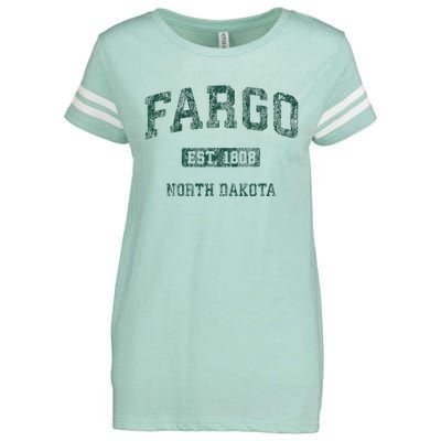 Fargo North Dakota Nd Enza Ladies Jersey Football T-Shirt