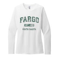 Fargo North Dakota Nd Womens CVC Long Sleeve Shirt