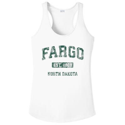 Fargo North Dakota Nd Ladies PosiCharge Competitor Racerback Tank