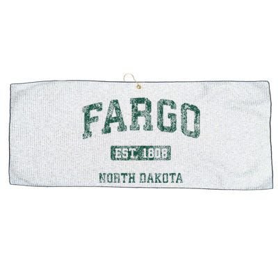 Fargo North Dakota Nd Large Microfiber Waffle Golf Towel