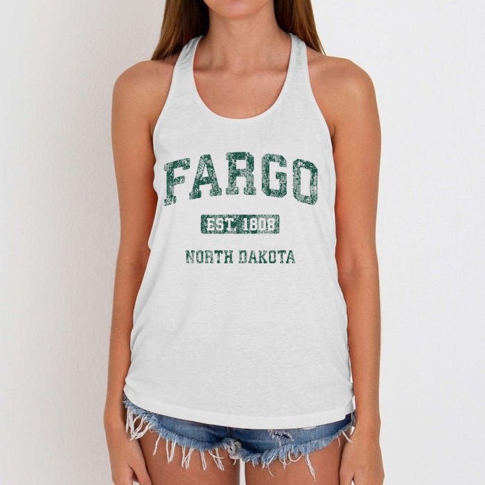 Fargo North Dakota Nd Women's Knotted Racerback Tank