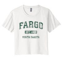 Fargo North Dakota Nd Women's Crop Top Tee