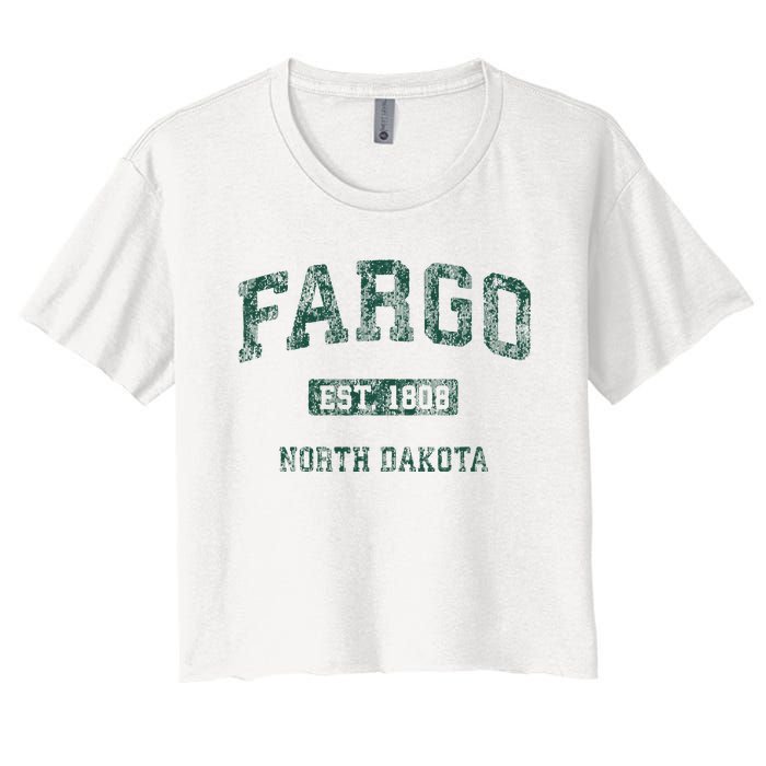 Fargo North Dakota Nd Women's Crop Top Tee