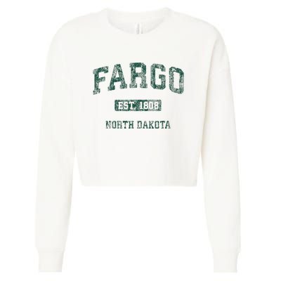 Fargo North Dakota Nd Cropped Pullover Crew