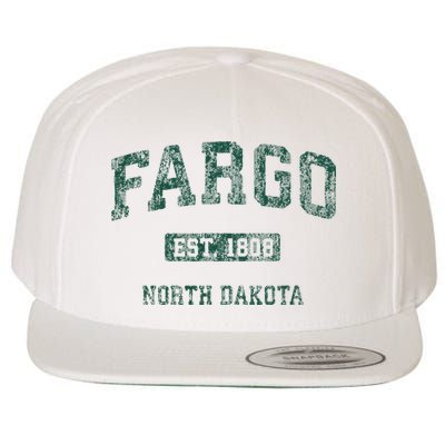 Fargo North Dakota Nd Wool Snapback Cap
