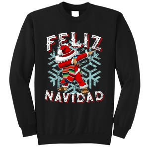 Feliz Navidad Dabbing Christmas Sombrero Sweatshirt