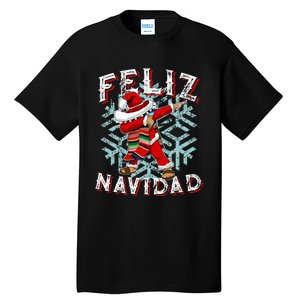 Feliz Navidad Dabbing Christmas Sombrero Tall T-Shirt