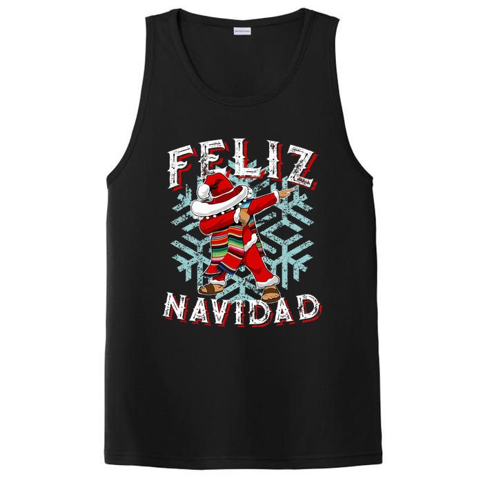 Feliz Navidad Dabbing Christmas Sombrero PosiCharge Competitor Tank