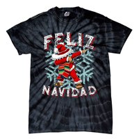 Feliz Navidad Dabbing Christmas Sombrero Tie-Dye T-Shirt