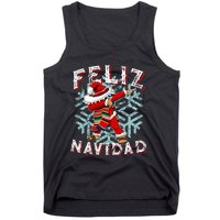 Feliz Navidad Dabbing Christmas Sombrero Tank Top