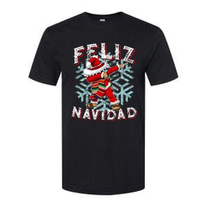 Feliz Navidad Dabbing Christmas Sombrero Softstyle CVC T-Shirt