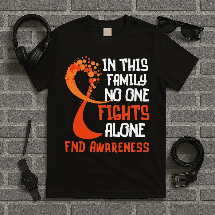 Functional Neurological Disorder Awareness Fnd Ribbon Family T-Shirt