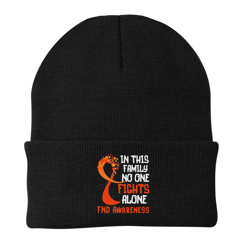 Functional Neurological Disorder Awareness Fnd Ribbon Family Beanie
