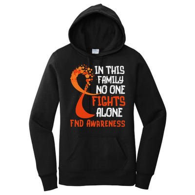 Functional Neurological Disorder Awareness Fnd Ribbon Family Women's Pullover Hoodie