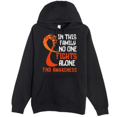 Functional Neurological Disorder Awareness Fnd Ribbon Family Premium Pullover Hoodie