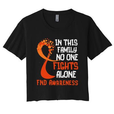 Functional Neurological Disorder Awareness Fnd Ribbon Family Crop Top