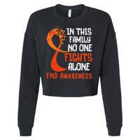 Functional Neurological Disorder Awareness Fnd Ribbon Family Cropped Pullover Crew