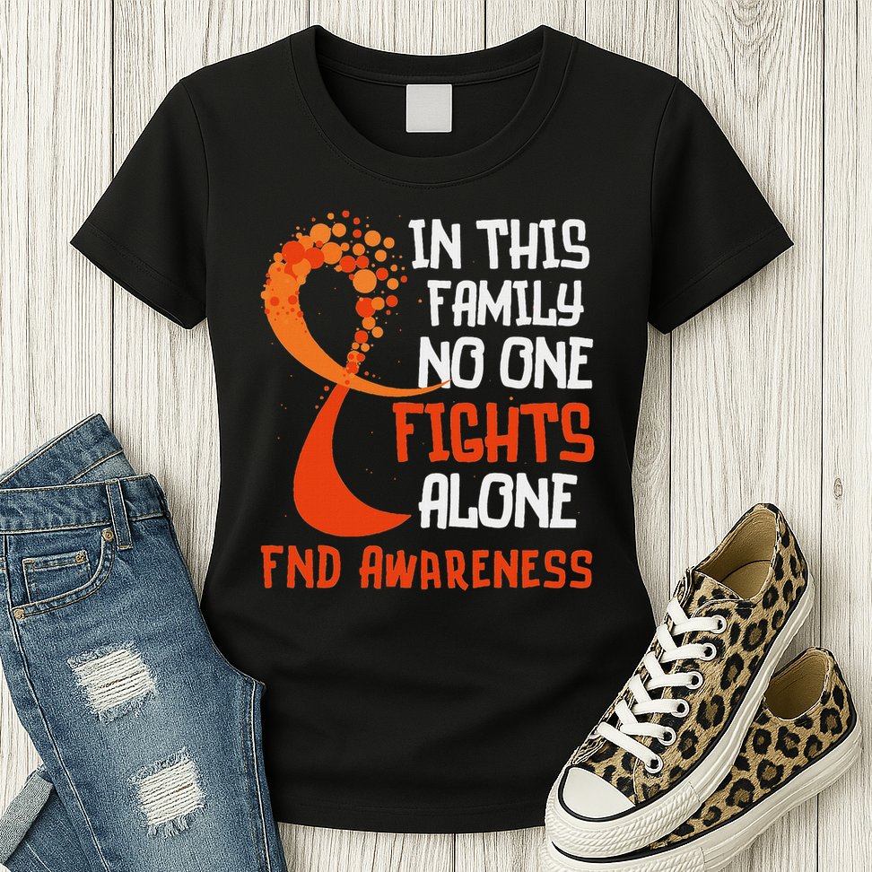 Functional Neurological Disorder Awareness Fnd Ribbon Family Womens T-Shirt