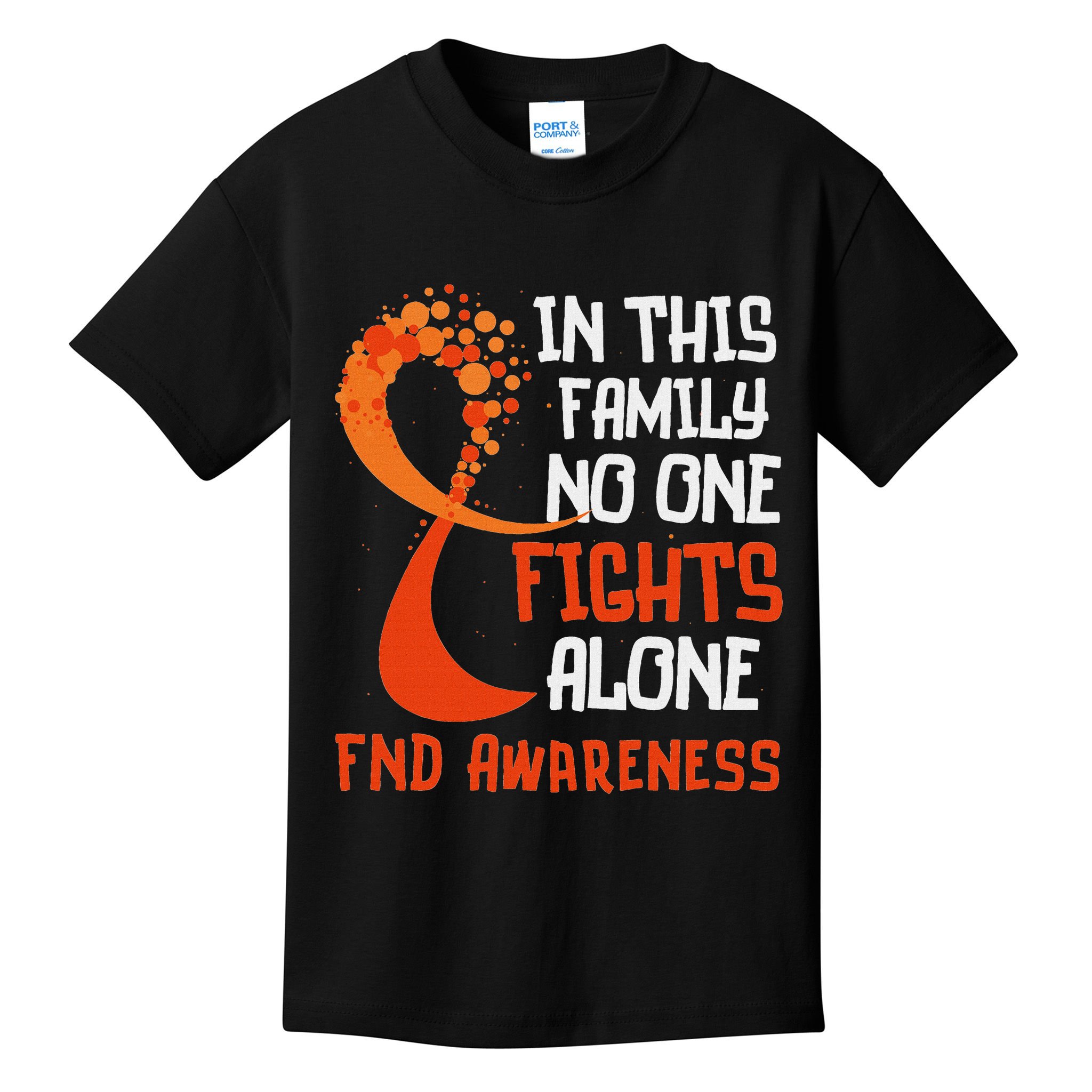 Functional Neurological Disorder Awareness Fnd Ribbon Family Kids T-Shirt