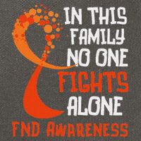Functional Neurological Disorder Awareness Fnd Ribbon Family Cotton Canvas Backpack