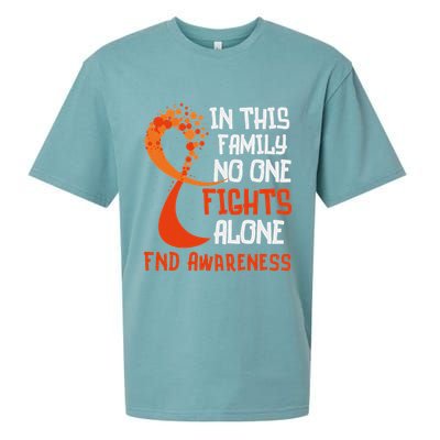Functional Neurological Disorder Awareness Fnd Ribbon Family Sueded Cloud Jersey T-Shirt