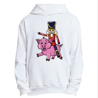 Funny Nutcracker Doll Riding Pig Lover Urban Pullover Hoodie