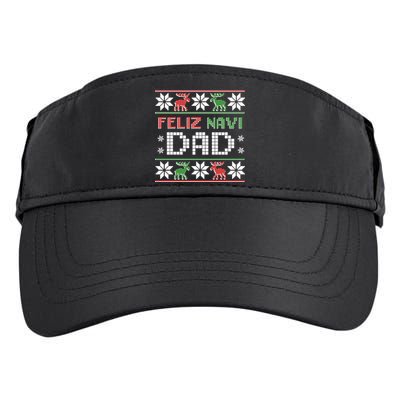 Feliz Navi Dad Navidad Funny Christmas Ugly Father Funny Gift Adult Drive Performance Visor