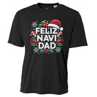 Feliz Navi Dad Joke Family Christmas Father Pajama Gift Cooling Performance Crew T-Shirt