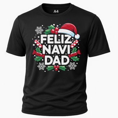 Feliz Navi Dad Joke Family Christmas Father Pajama Gift Cooling Performance Crew T-Shirt