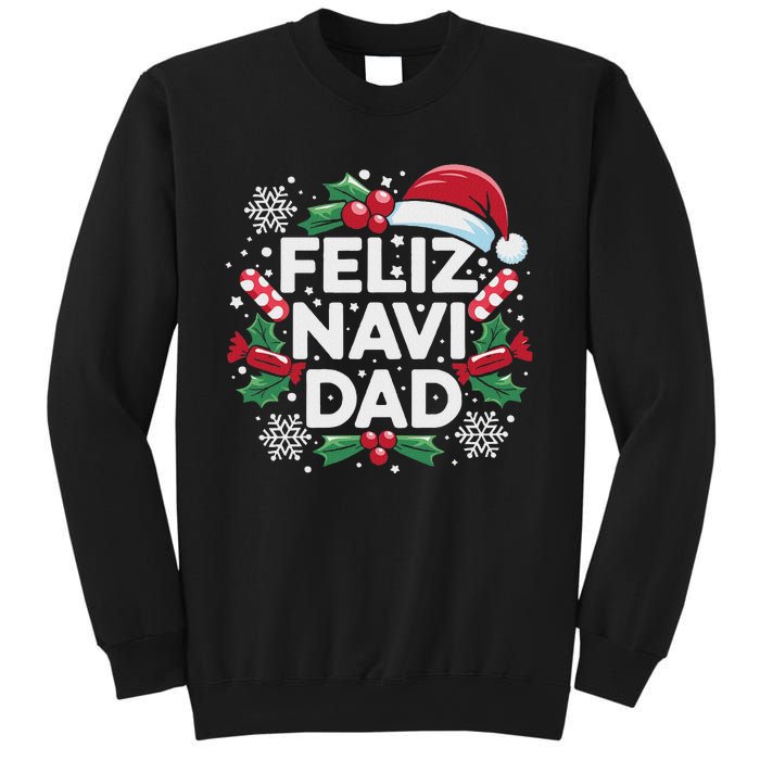 Feliz Navi Dad Joke Family Christmas Father Pajama Gift Sweatshirt