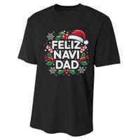 Feliz Navi Dad Joke Family Christmas Father Pajama Gift Performance Sprint T-Shirt