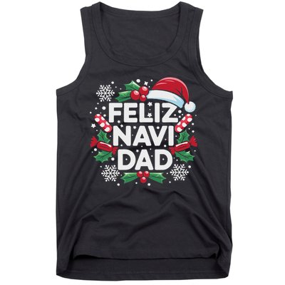 Feliz Navi Dad Joke Family Christmas Father Pajama Gift Tank Top