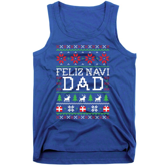 Feliz Navi Dad Ugly Christmas Gift Tank Top