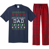 Feliz Navi Dad Ugly Christmas Sweatshirt Pajama Set