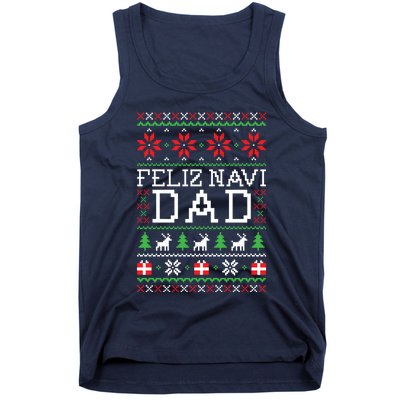 Feliz Navi Dad Ugly Christmas Sweatshirt Tank Top