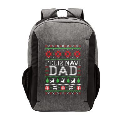 Feliz Navi Dad Ugly Christmas Sweatshirt Vector Backpack