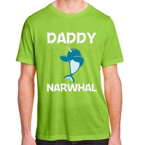 Funny Narwhal Dad Narwhale Sea Unicorn Fish Whale Adult ChromaSoft Performance T-Shirt