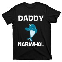 Funny Narwhal Dad Narwhale Sea Unicorn Fish Whale T-Shirt